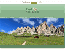 Tablet Screenshot of alberghi-montagna.com